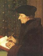 Hans holbein the younger Erasmus of Rotterdam (mk45) oil painting on canvas